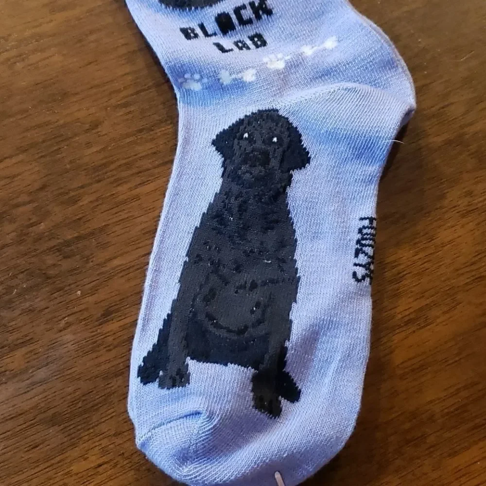 FOOZYS CANINE COLLECTION SOCKS WITH BLACK LABRADOR RETRIEVER